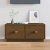 Image de vidaXL Meuble TV Marron miel 80x34x35 cm Bois de pin massif818243