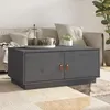 Image de vidaXL Table basse Gris 80x50x35 cm Bois massif de pin818252