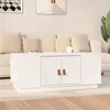 Image de vidaXL Table basse Blanc 100x50x41 cm Bois massif de pin818256