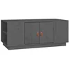 Image de vidaXL Table basse Gris 100x50x41 cm Bois massif de pin