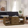 Image de vidaXL Table basse Marron miel 100x50x41 cm Bois massif de pin818273