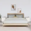 Image de vidaXL Tables de chevet 2 pcs Blanc 40x34x45 cm Bois de pin massif818278