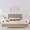 Image de vidaXL Tables de chevet 2 pcs Blanc 40x34x35 cm Bois de pin massif818288