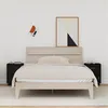 Image de vidaXL Tables de chevet 2 pcs Noir 40x34x55 cm Bois de pin massif818314