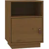 Image de vidaXL vidaXL Table de chevet Marron miel 40x34x55 cm Bois de pin massif
