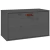 Image de vidaXL Armoire murale Gris 60x30x35 cm Bois de pin massif