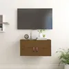 Image de vidaXL Armoire murale Marron miel 60x30x30 cm Bois de pin massif