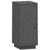 Image de vidaXL Buffet Gris 34x40x75 cm Bois massif de pin