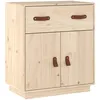 Image de vidaXL Vidaxl Buffet 65,5x40x75 Cm Bois Massif De Pin