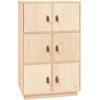 Image de vidaXL Vidaxl Buffet Haut 67x40x108,5 Cm Bois Massif De Pin