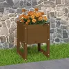 Image de vidaXL Jardinière Marron miel 40x40x52,5 cm Bois massif de pin822113