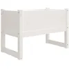 Image de Vidaxl JardiniÃ¨re Blanc 78x40x52 Cm Bois Massif De Pin
