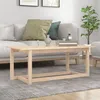 Image de vidaXL Table basse 110x55x45 cm Bois massif de pin822167
