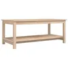 Image de vidaXL Table basse 110x55x45 cm Bois massif de pin