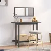 Image de vidaXL Table console Gris 110x40x80 cm Bois massif de pin822299