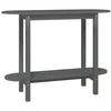 Image de vidaXL Table console Gris 110x40x80 cm Bois massif de pin