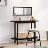 Image de vidaXL Table console Noir 110x40x80 cm Bois massif de pin822301