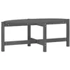 Image de vidaXL Table basse Gris 118x63x45 cm Bois massif de pin