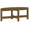 Image de vidaXL Table basse Marron miel 87x48x35 cm Bois massif de pin