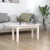 Image de vidaXL Table basse Blanc 80x40x35 cm Bois massif de pin822348