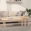 Image de vidaXL Ensemble de tables basses 2 pcs Bois massif de pin822362