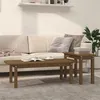 Image de vidaXL Ensemble de tables basses 2 pcs Marron miel Bois massif de pin822365