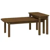 Image de vidaXL Ensemble de tables basses 2 pcs Marron miel Bois massif de pin