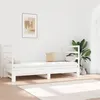 Image de vidaXL Lit coulissant Blanc 2x(90x190) cm Bois de pin massif