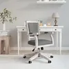 Image de vidaXL Chaise pivotante de bureau Gris foncé Tissu344479