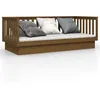 Image de vidaXL vidaXL Lit de jour Marron miel 80x200 cm Bois de pin massif