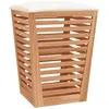 Image de vidaXL Tabouret de salle de bain 40,5x40,5x56 cm Bois massif de noyer vidaXL vidaXL