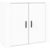 Image de vidaXL Buffet Blanc 80x33x70 cm Bois d'ingÃ©nierie