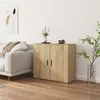 Image de vidaXL Buffet Chêne sonoma 80x33x70 cm Bois d'ingénierie816563