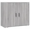 Image de vidaXL Buffet Sonoma gris 80x33x70 cm Bois d'ingÃ©nierie