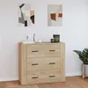 Image de vidaXL Buffet Chêne sonoma 80x33x70 cm Bois d'ingénierie816579