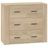 Image de vidaXL Buffet ChÃªne sonoma 80x33x70 cm Bois d'ingÃ©nierie