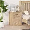 Image de vidaXL Table de chevet Chêne sonoma 50x36x60 cm Bois d'ingénierie