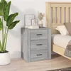 Image de vidaXL Table de chevet Sonoma gris 50x36x60 cm Bois d'ingénierie
