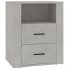 Image de vidaXL Table de chevet Gris bÃ©ton 50x36x60 cm Bois d'ingÃ©nierie