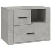 Image de vidaXL Table de chevet Gris bÃ©ton 60x36x45 cm Bois d'ingÃ©nierie