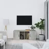 Image de vidaXL Meuble TV Gris béton 100x35x40 cm Bois d'ingénierie816804