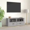 Image de vidaXL Meuble TV Sonoma gris 100x35x40 cm Bois d'ingénierie816814