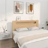Image de vidaXL Tables de chevet murales 2 pcs Sonoma gris 50x36x25 cm816853