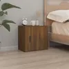 Image de vidaXL Table de chevet murale Chêne marron 50x30x47 cm816878