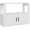 Image de vidaXL Buffet Blanc 80x30x60 cm Bois d'ingÃ©nierie