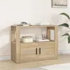 Image de vidaXL Buffet Chêne sonoma 80x30x60 cm Bois d'ingénierie