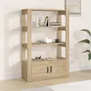 Image de vidaXL Buffet Chêne sonoma 80x30x119,5 cm Bois d'ingénierie