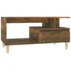 Image de vidaXL Table basse ChÃªne fumÃ© 90x49x45 cm Bois d'ingÃ©nierie