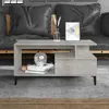 Image de vidaXL Table basse Gris béton 90x49x45 cm Bois d'ingénierie819624