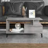 Image de vidaXL Table basse Sonoma gris 90x49x45 cm Bois d'ingénierie